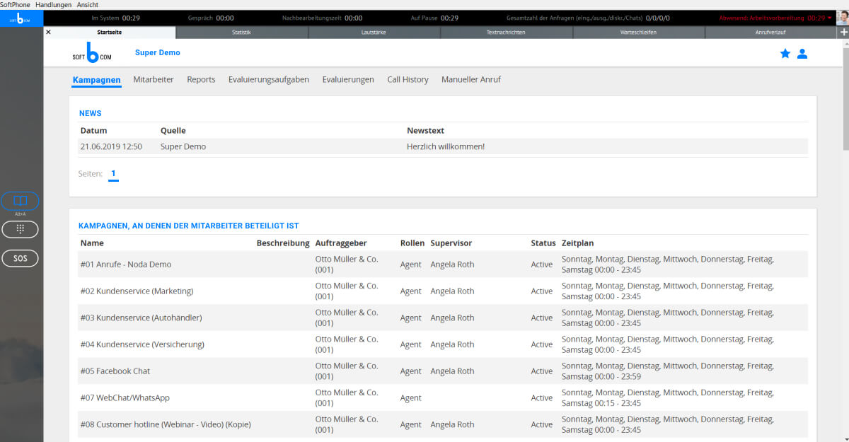 Noda Managed Outbound bietet Ihren Supervisor